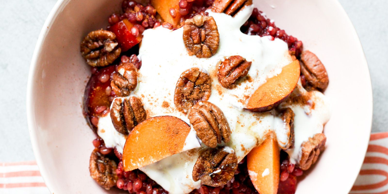 WHEAT BERRY SUMMER BREAKFAST BOWL