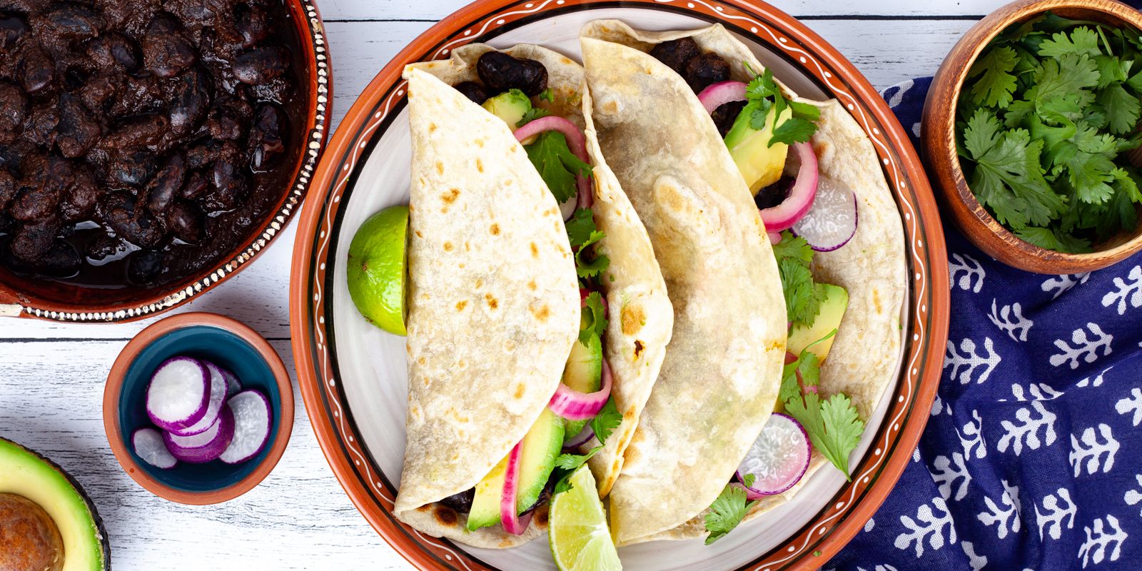EASY OAXACAN BLACK BEAN MOLE TACOS