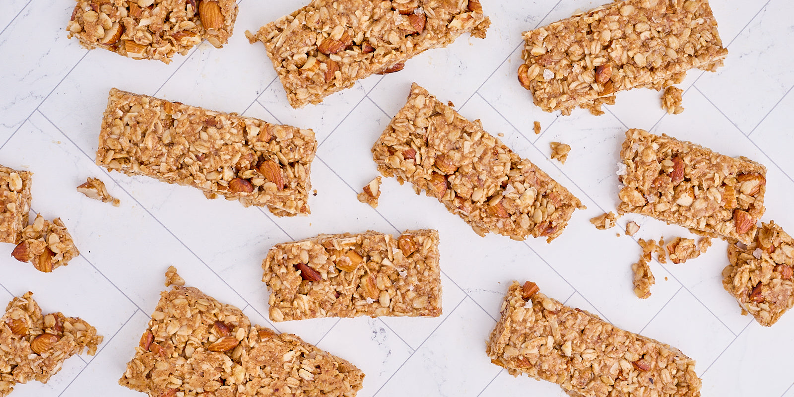 homemade honey almond oat bars