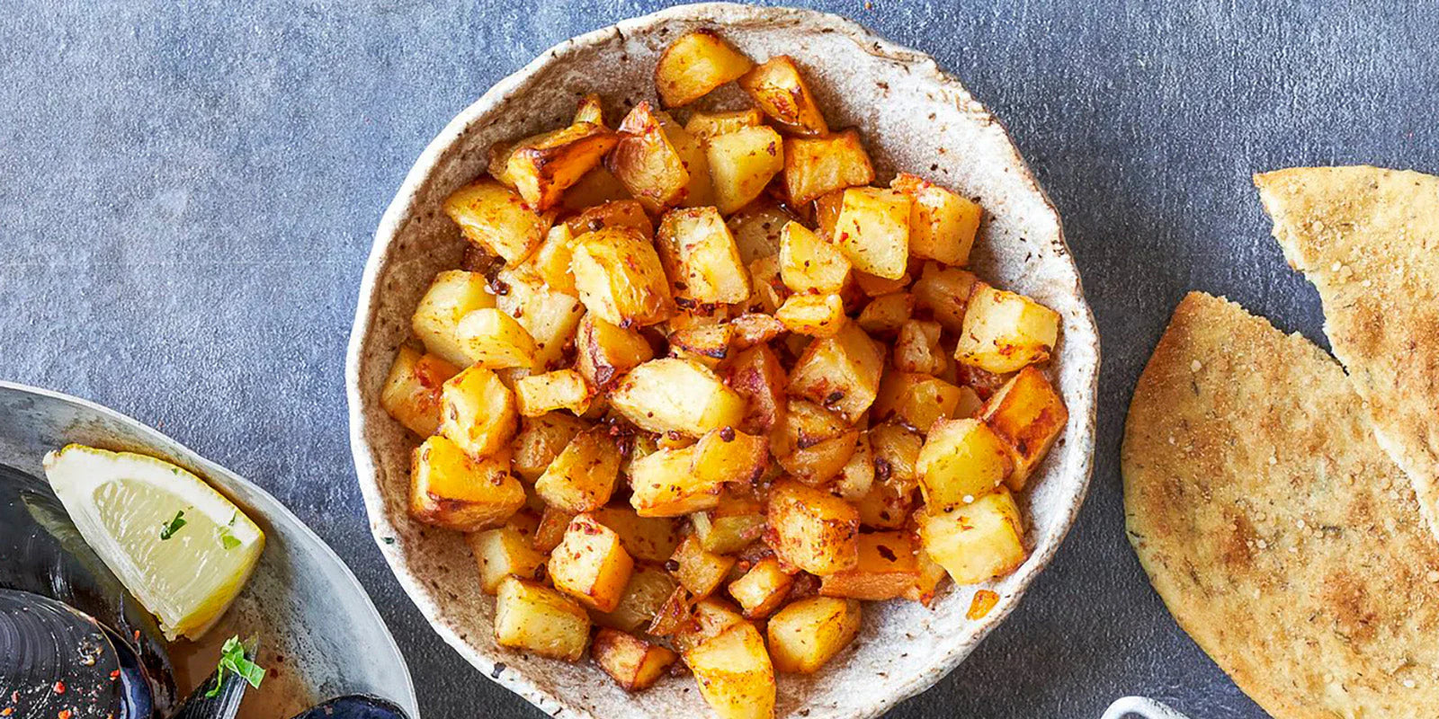 Harissa Roasted Potatoes