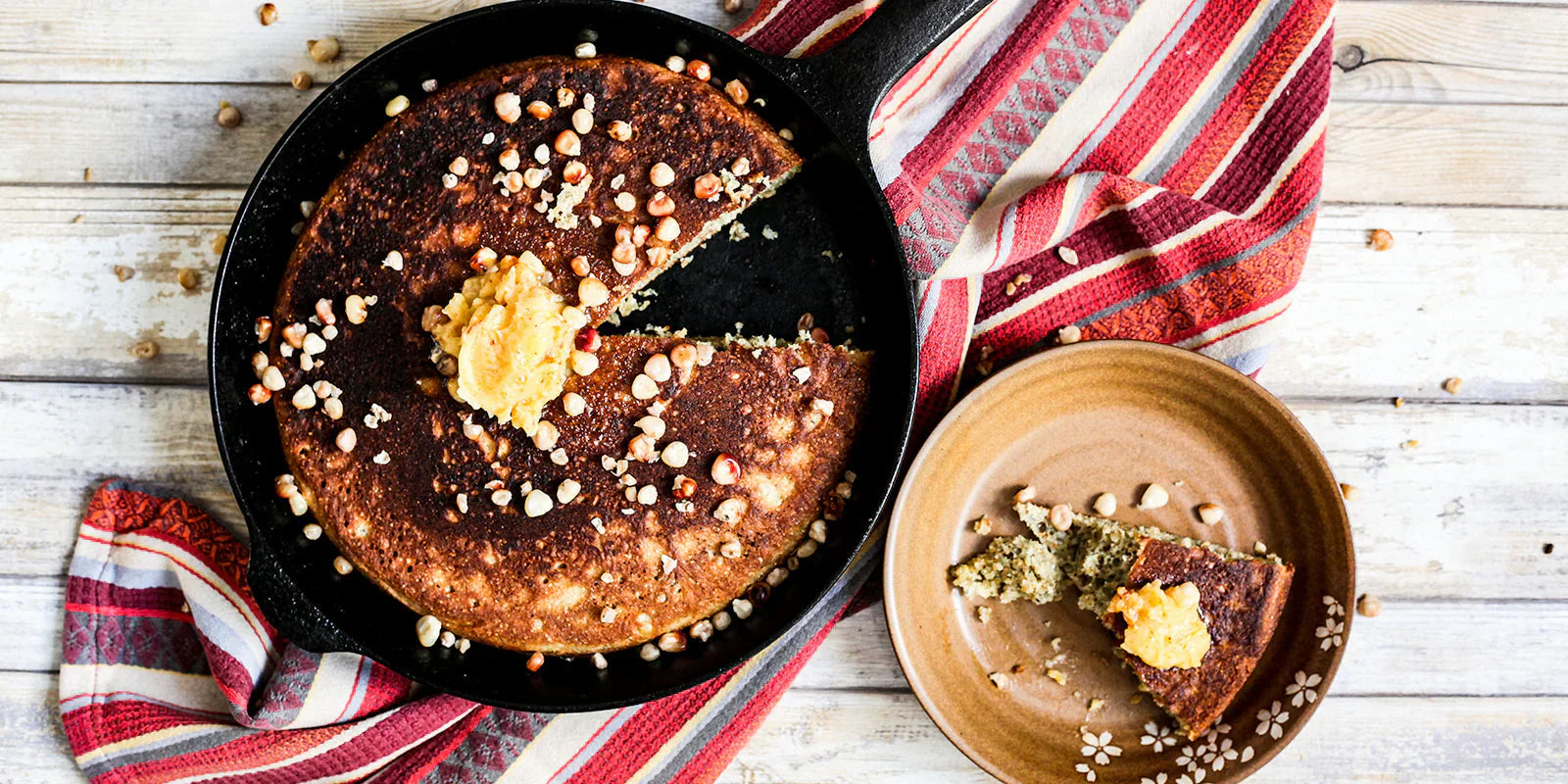 jimmy red cornbread with whole pima corn