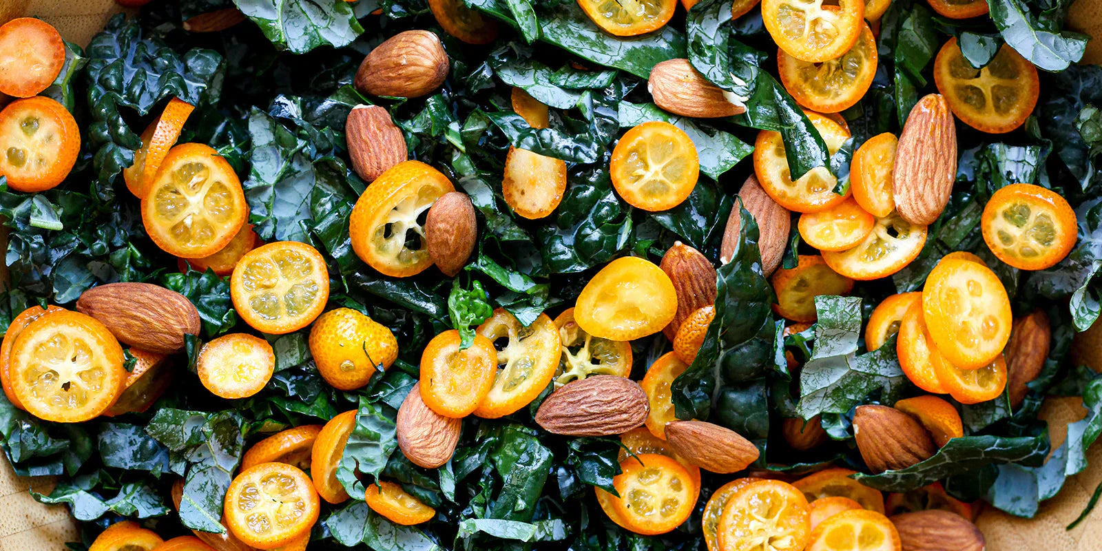 kale and kumquat salad