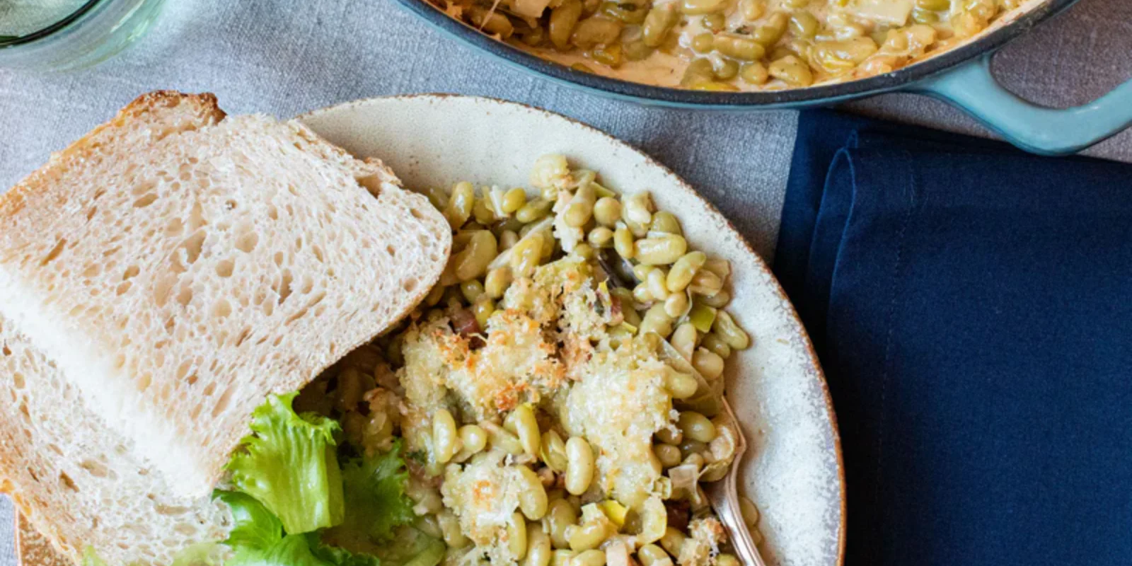 beans au gratin