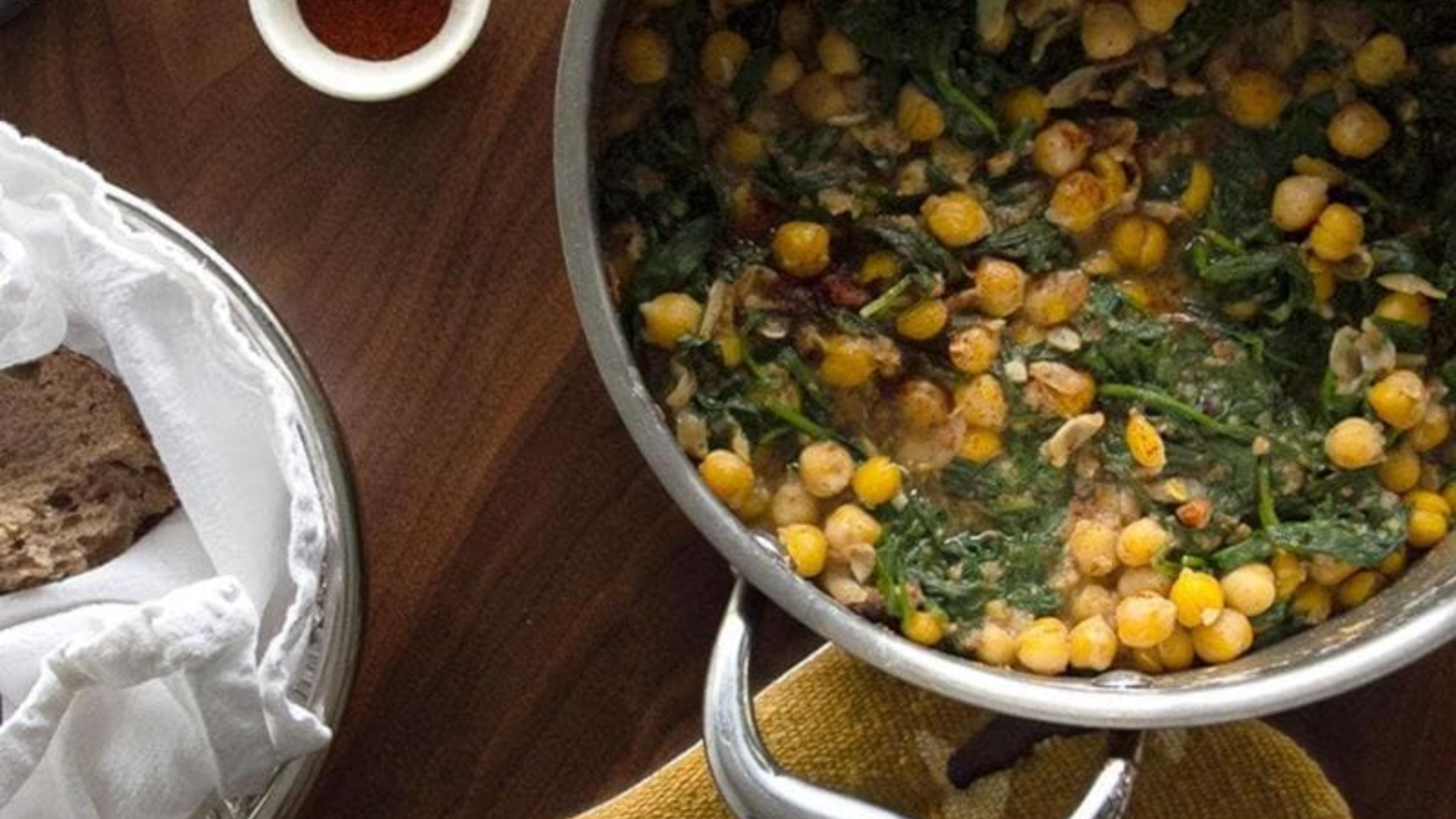 Espinacas con garbanzos