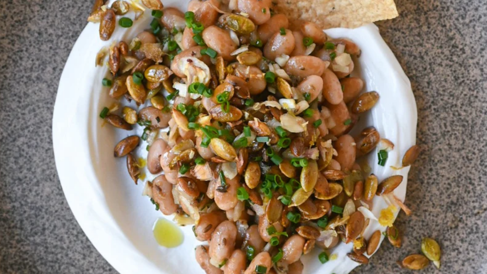 Chipotle marinated beans
