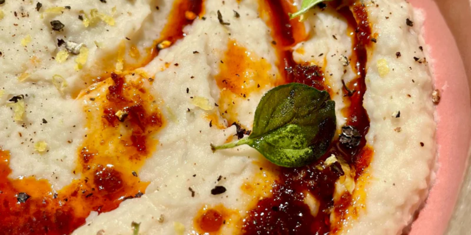 Alubia Bean Dip With Garlic Confit And 'Nduja Oil