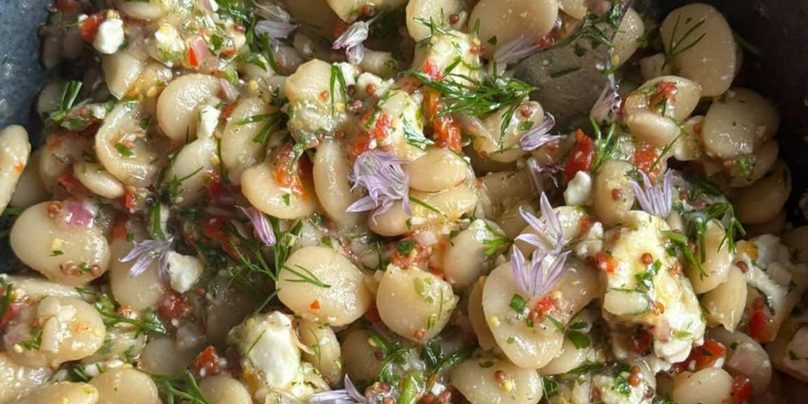 Marinated Beans in Peppadew-Herb Vinaigrette
