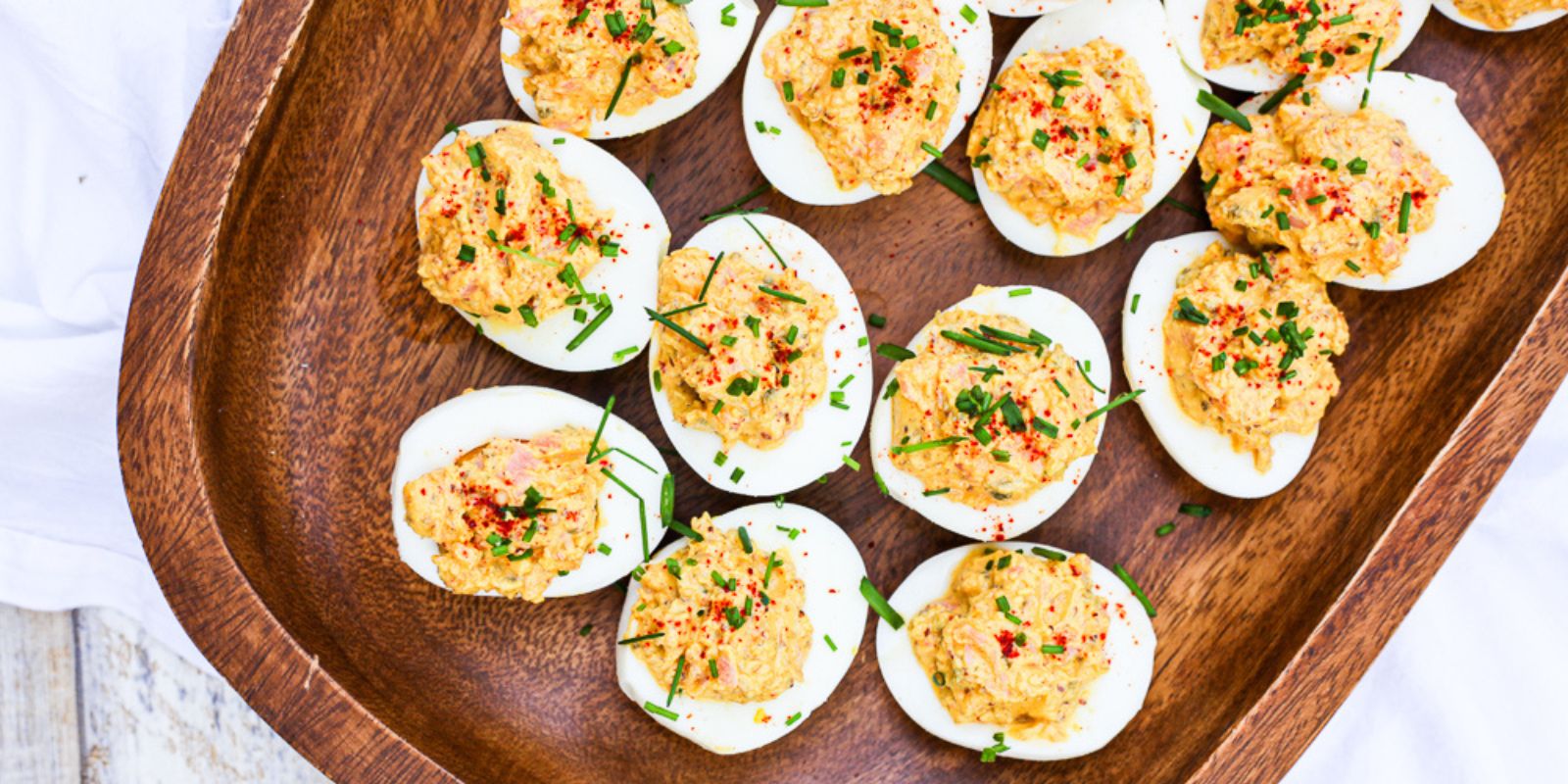 Smoked Salmon d’Villed Eggs