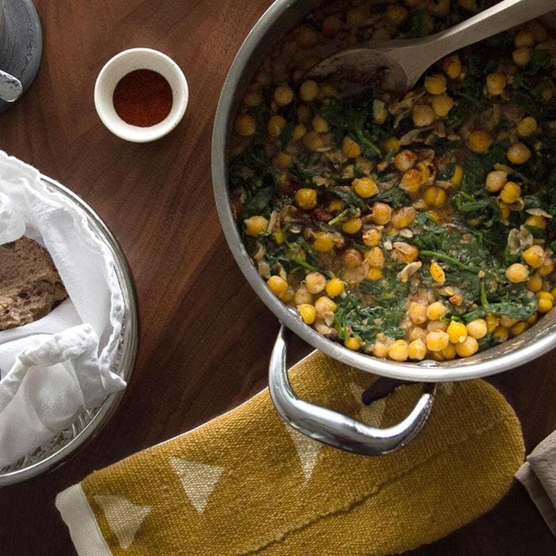 Espinacas con garbanzos recipe with Primary Beans Chickpeas