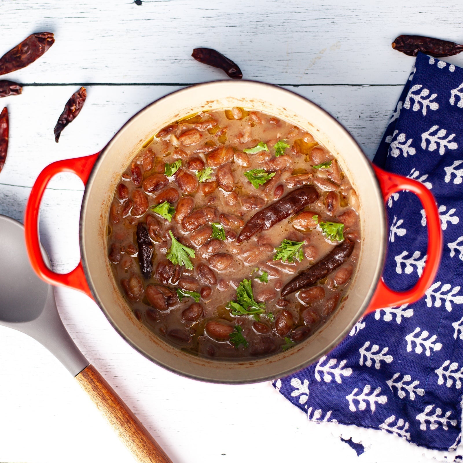 Olive Oil Braised Beans