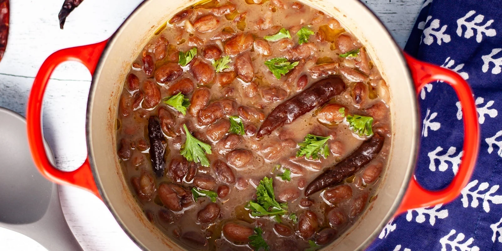 Olive Oil Braised Beans