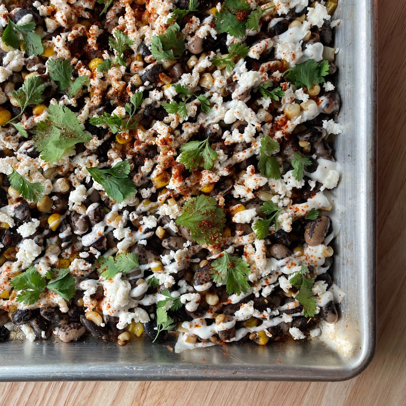 Street corn beans with Primary Beans orca beans