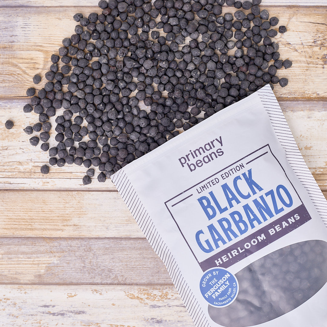 Heirloom Black Garbanzo Beans