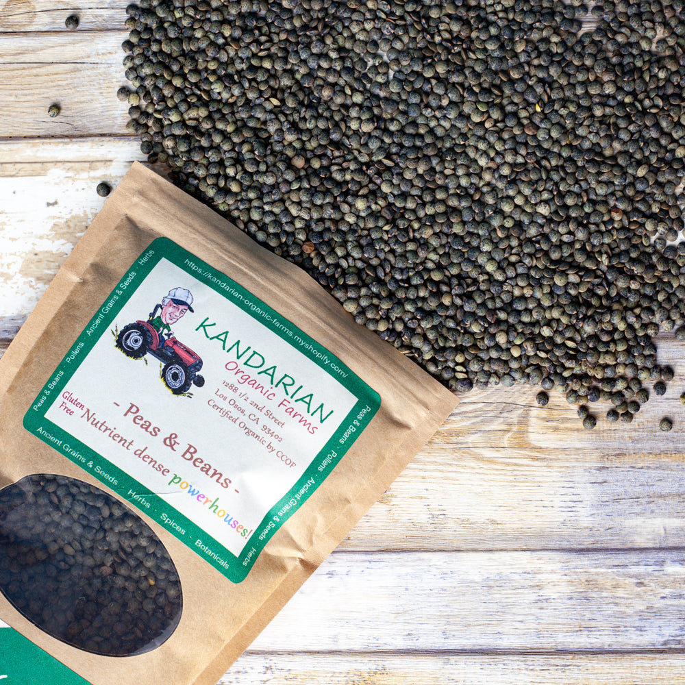 Organic French Green Lentils - Shop Foodocracy