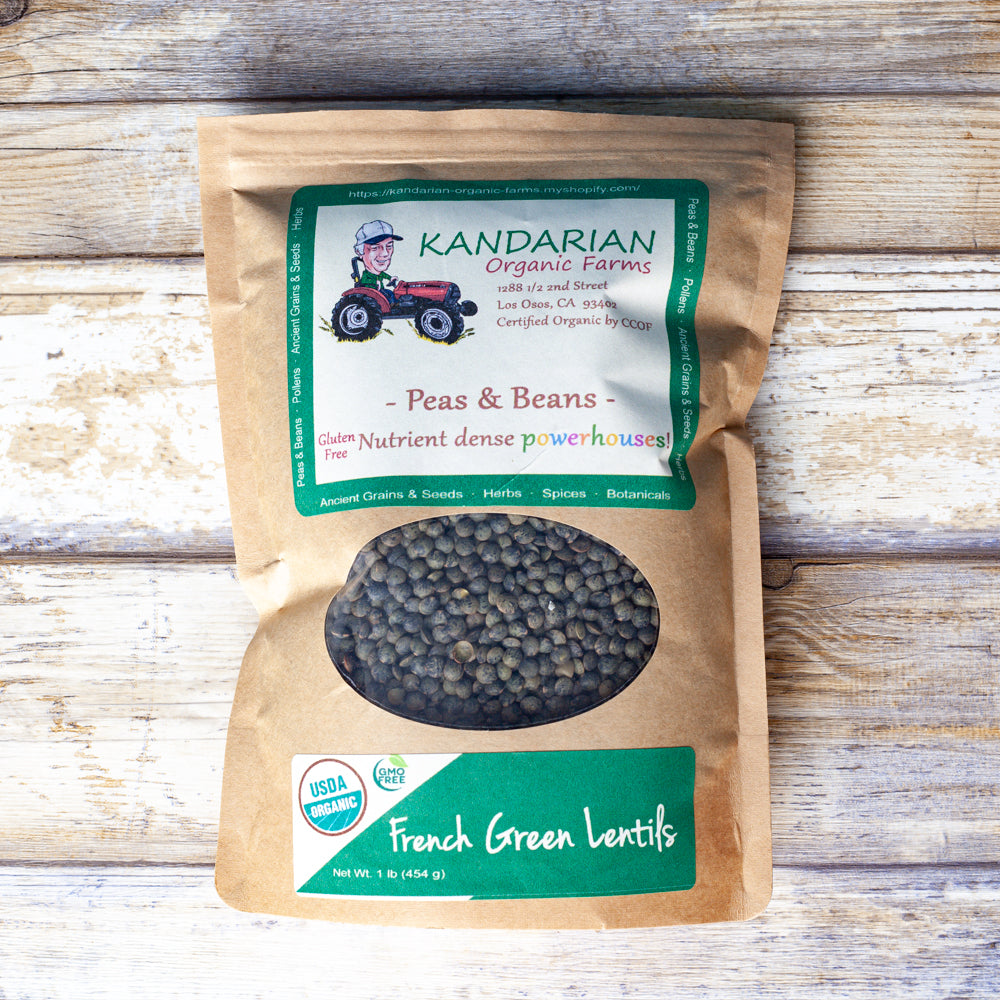Organic French Green Lentils - Shop Foodocracy