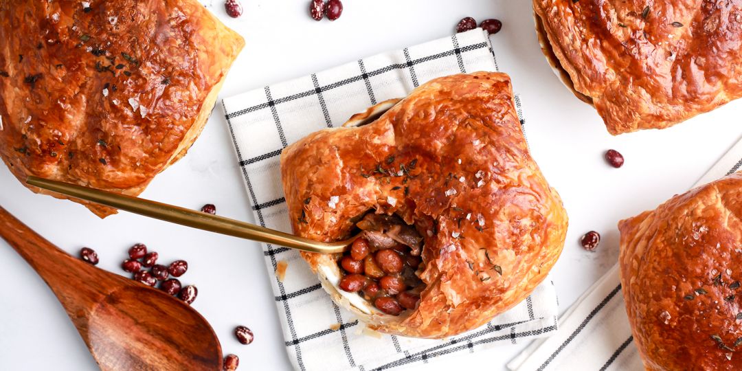 HEIRLOOM BEAN AND WINTER VEGETABLE POT PIE