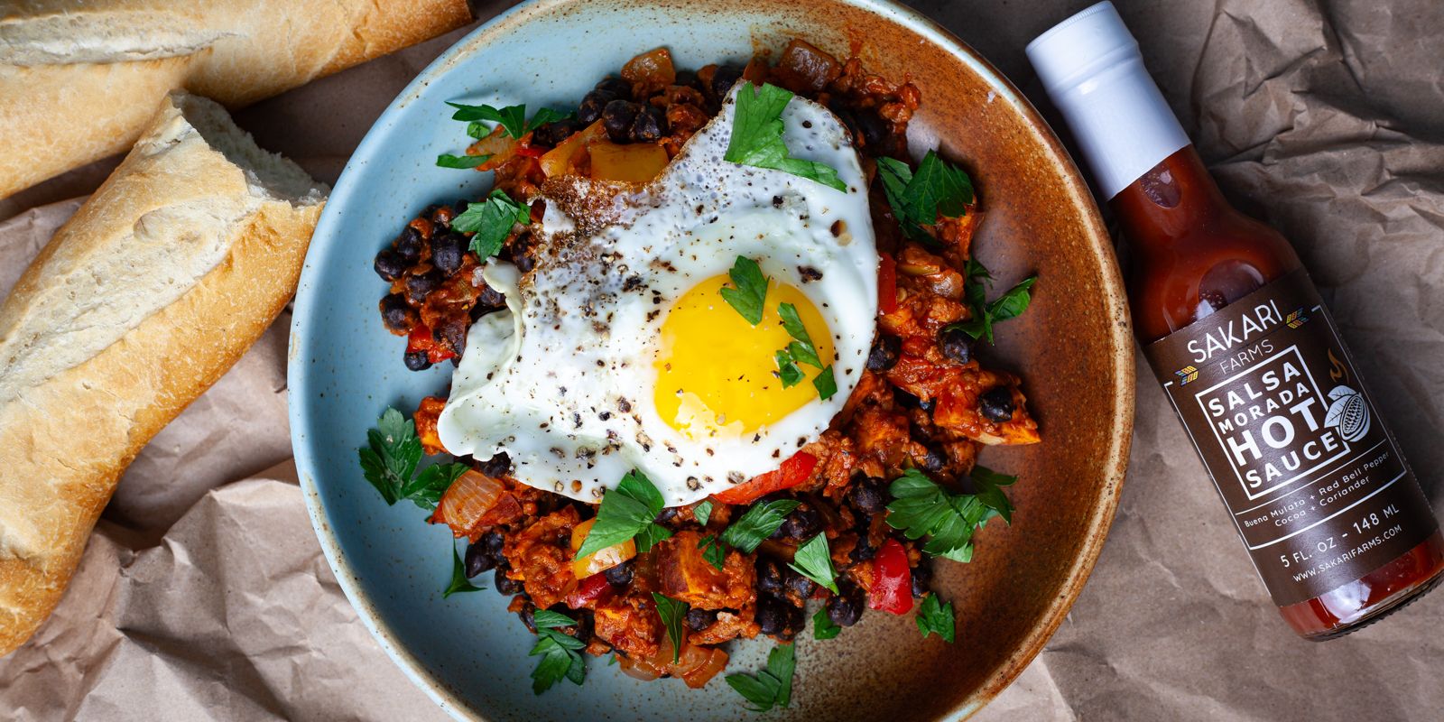 SWEET POTATO AND GARBANZO BEAN HASH