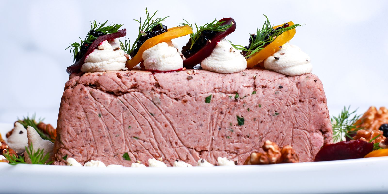 HEIRLOOM BEAN AND WALNUT PATÉ TERRINE