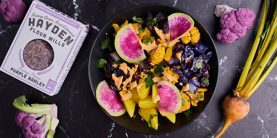 THE PURPLE BARLEY CAJUN BOWL (THE TIGER BOWL)