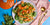 SPRING BUTTER BEAN SALAD WITH CARROT RIBBONS AND CARROT PESTO