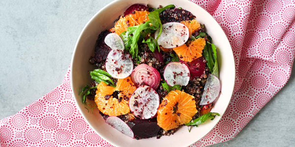 Roasted Root Vegetable Quinoa Salad With Sumac