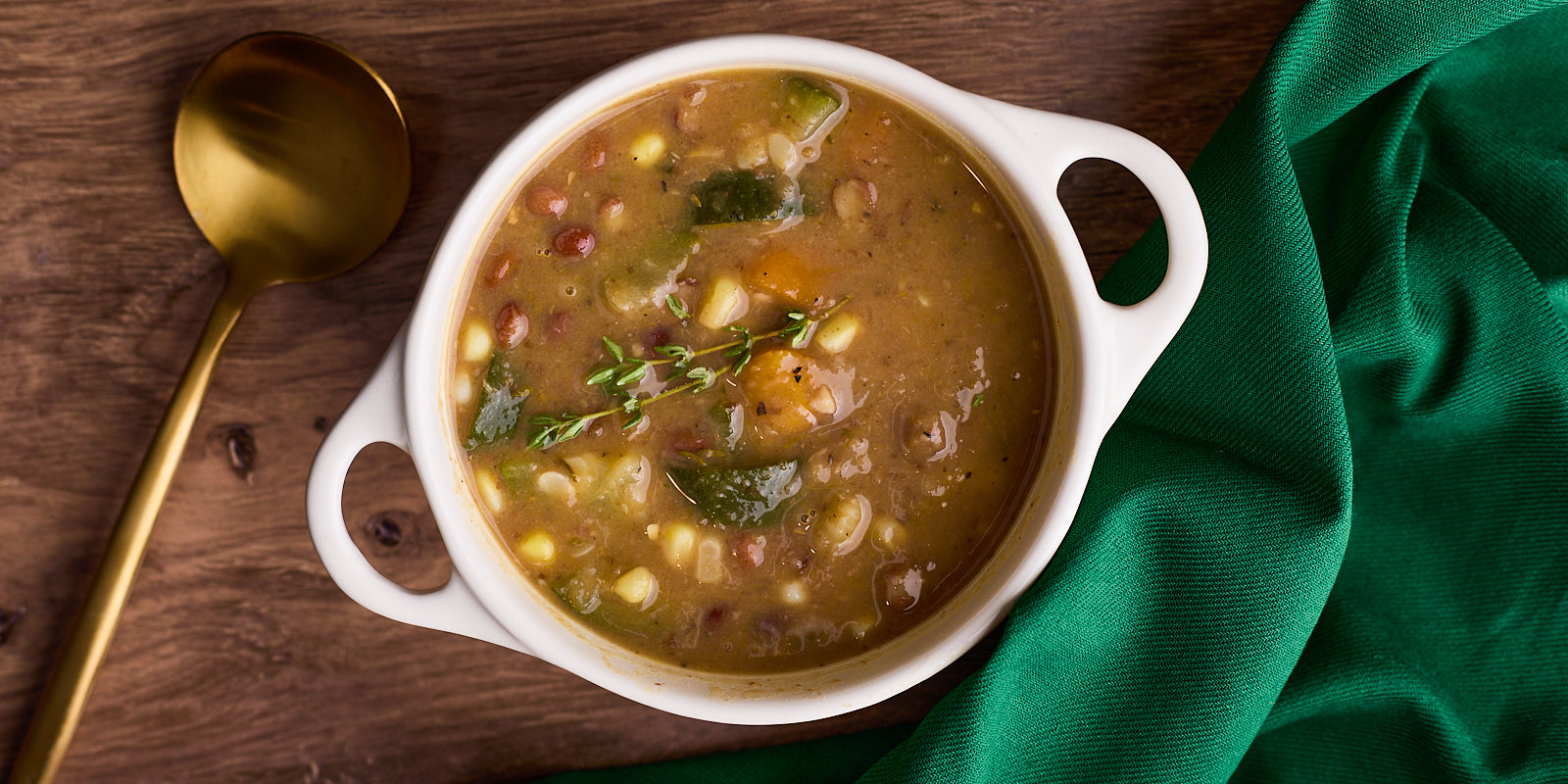 Heirloom Bean 3 sisters Soup