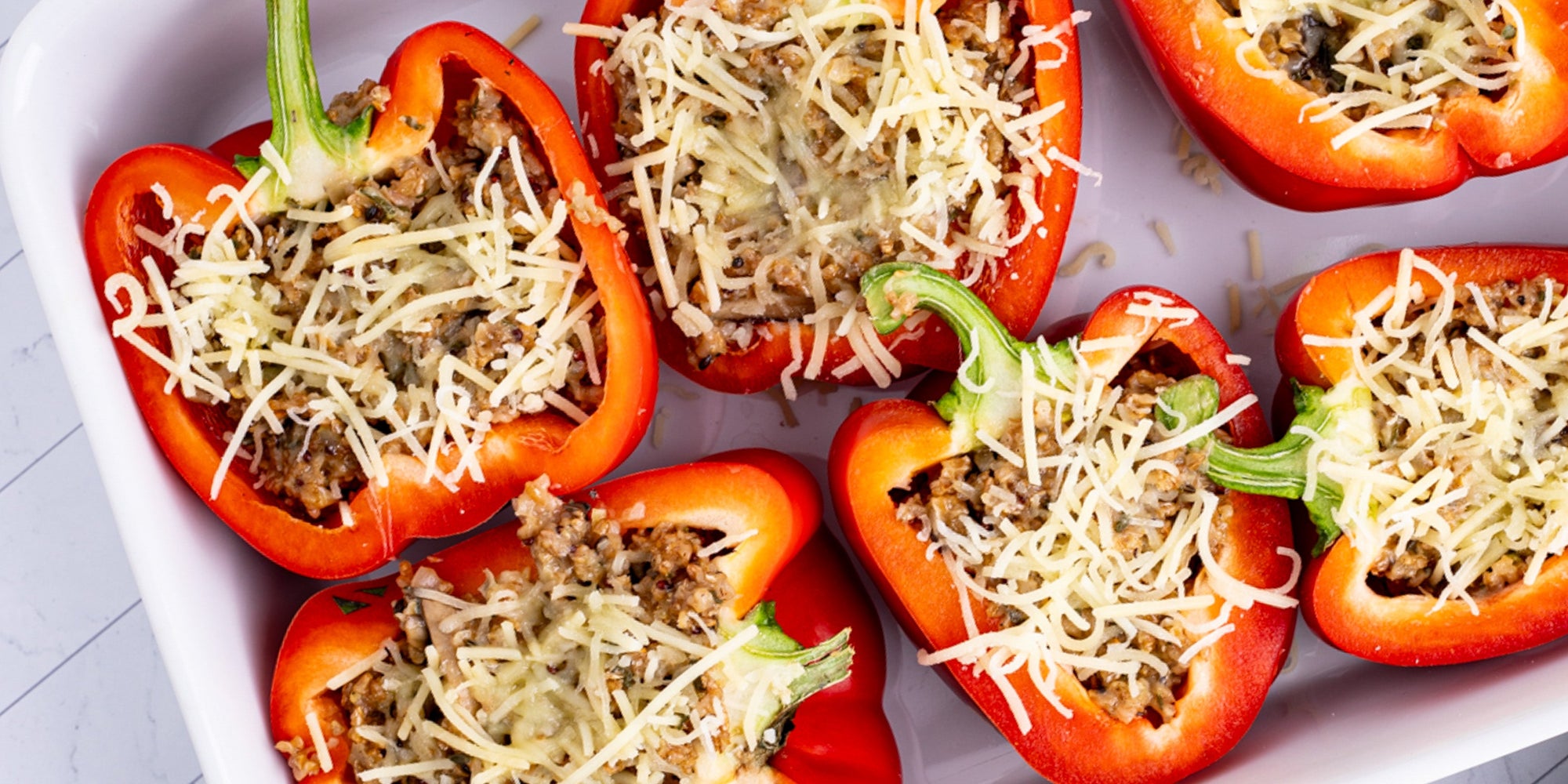 SAVORY SAGE STUFFED PEPPERS