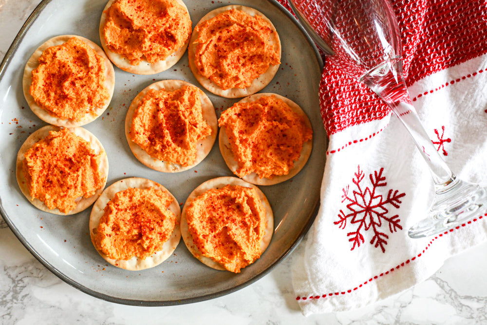 Spicy Roasted Carrot Hummus d'Ville