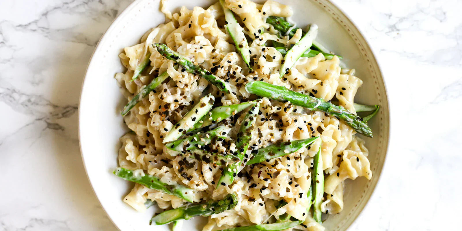 creamy asparagus pasta