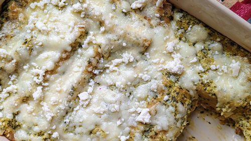 Bean And Cheese Enchiladas Suizas