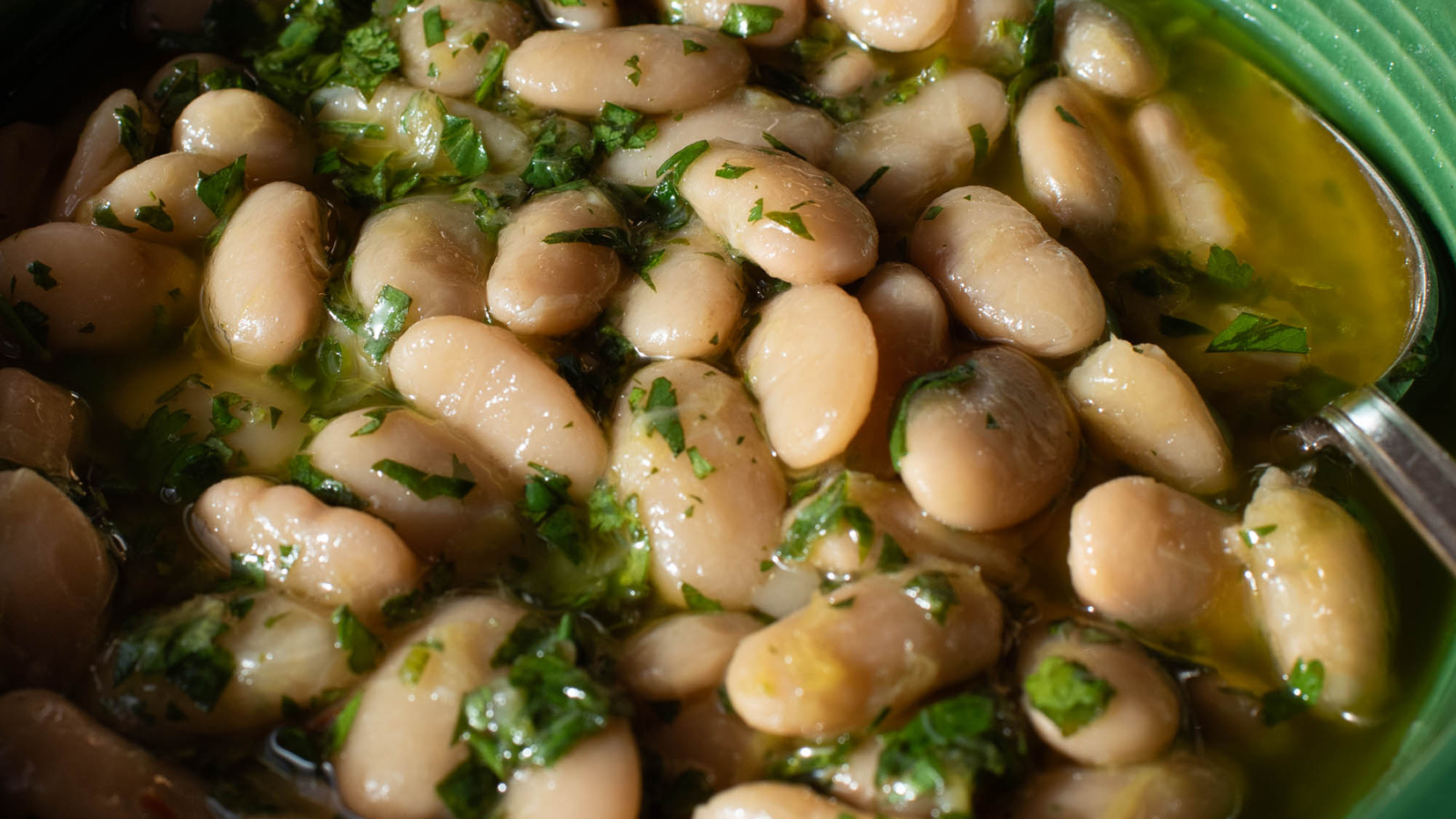 Beans with Italian-Style Salsa Verde