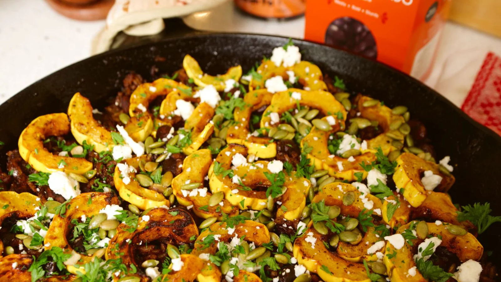 Mole casamiento with delicata