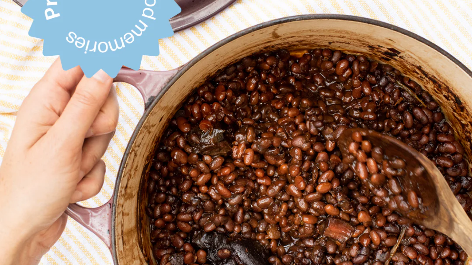 No-ketchup sticky baked beans