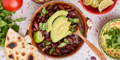 Pressure Cooker Ayocote Beans with Chilis