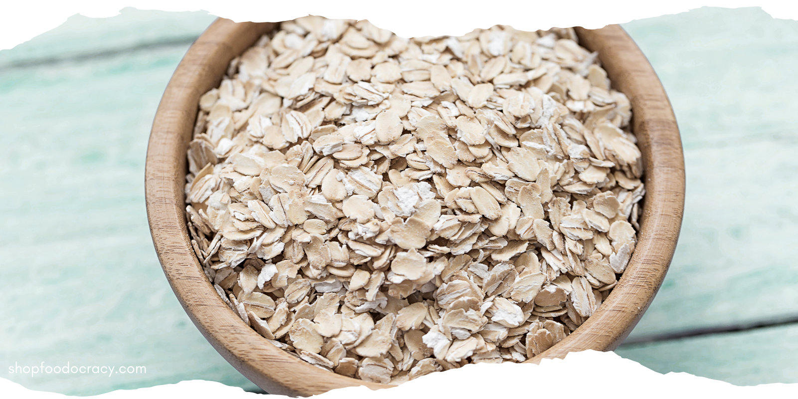bowl of rolled oats