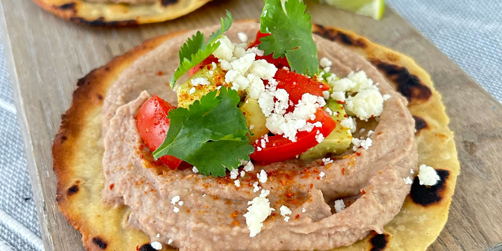 From-Scratch Bean Tostadas