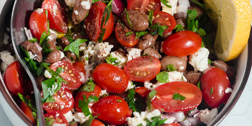 Mediterranean-Inspired Tomato And Bean Salad