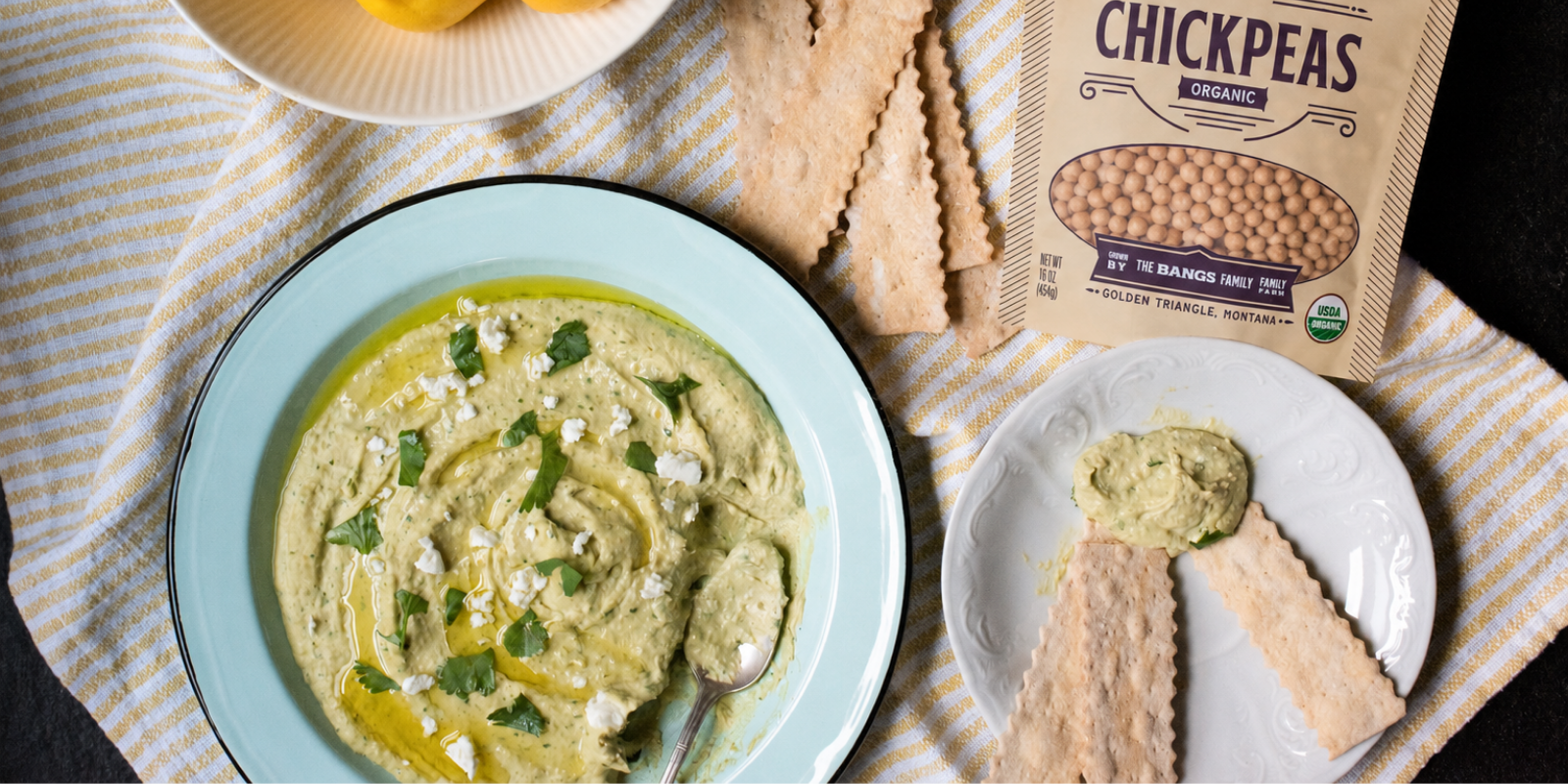 Rustic Bakery's Meyer Lemon Chickpea Spread