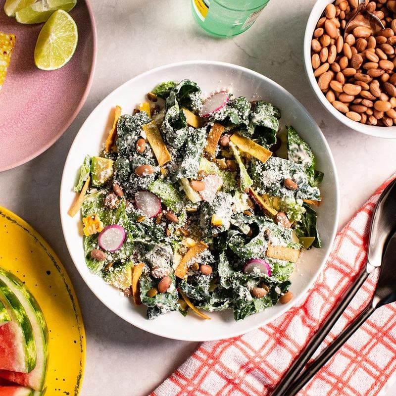 Taco salad recipe with Primary Beans Bayo beans