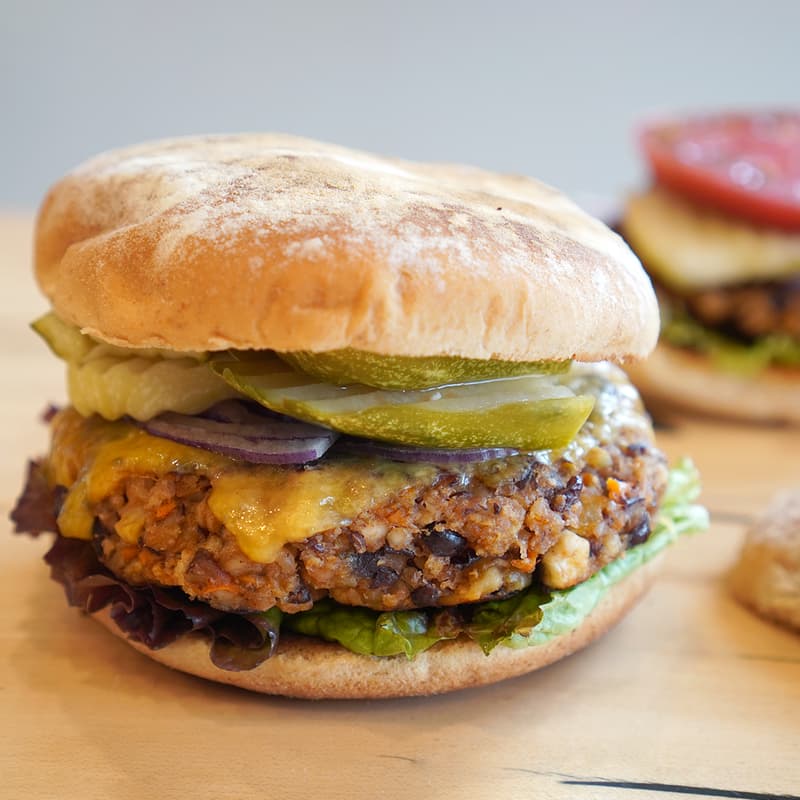 Veggie burger recipe by Primary Beans