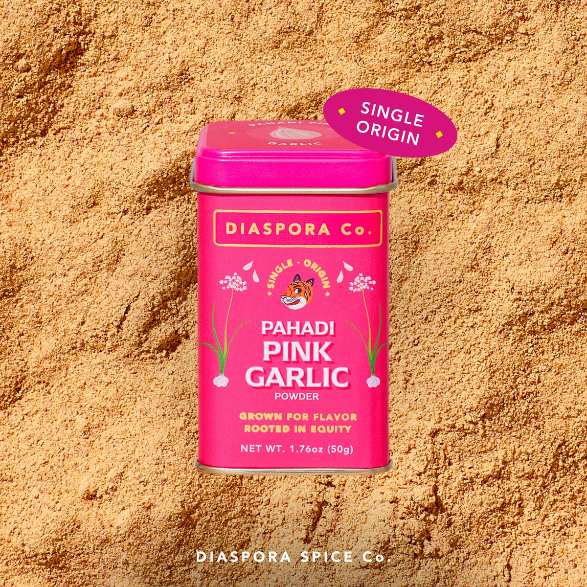 Pahadi Pink Garlic (Powder) -  Single-Origin Spice - The Foodocracy