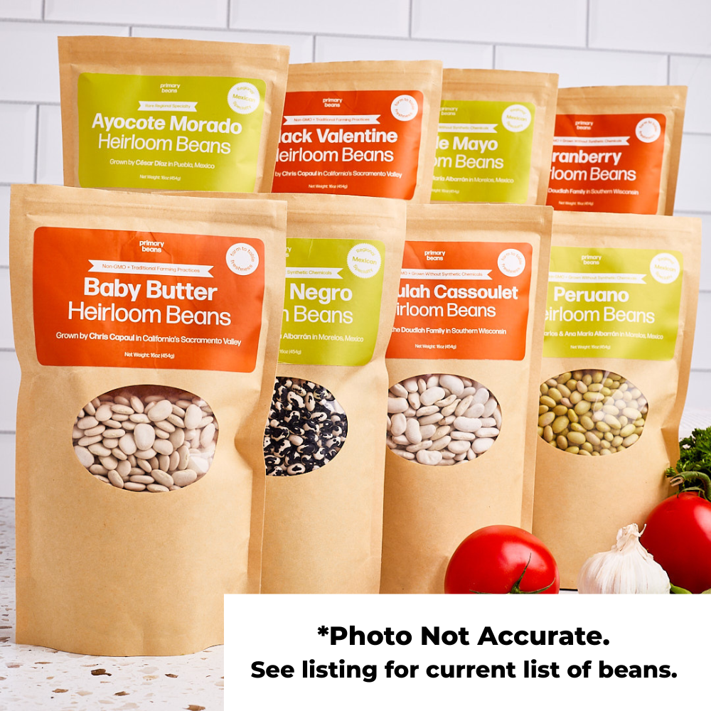 All The Primary Beans Set - The Foodocracy