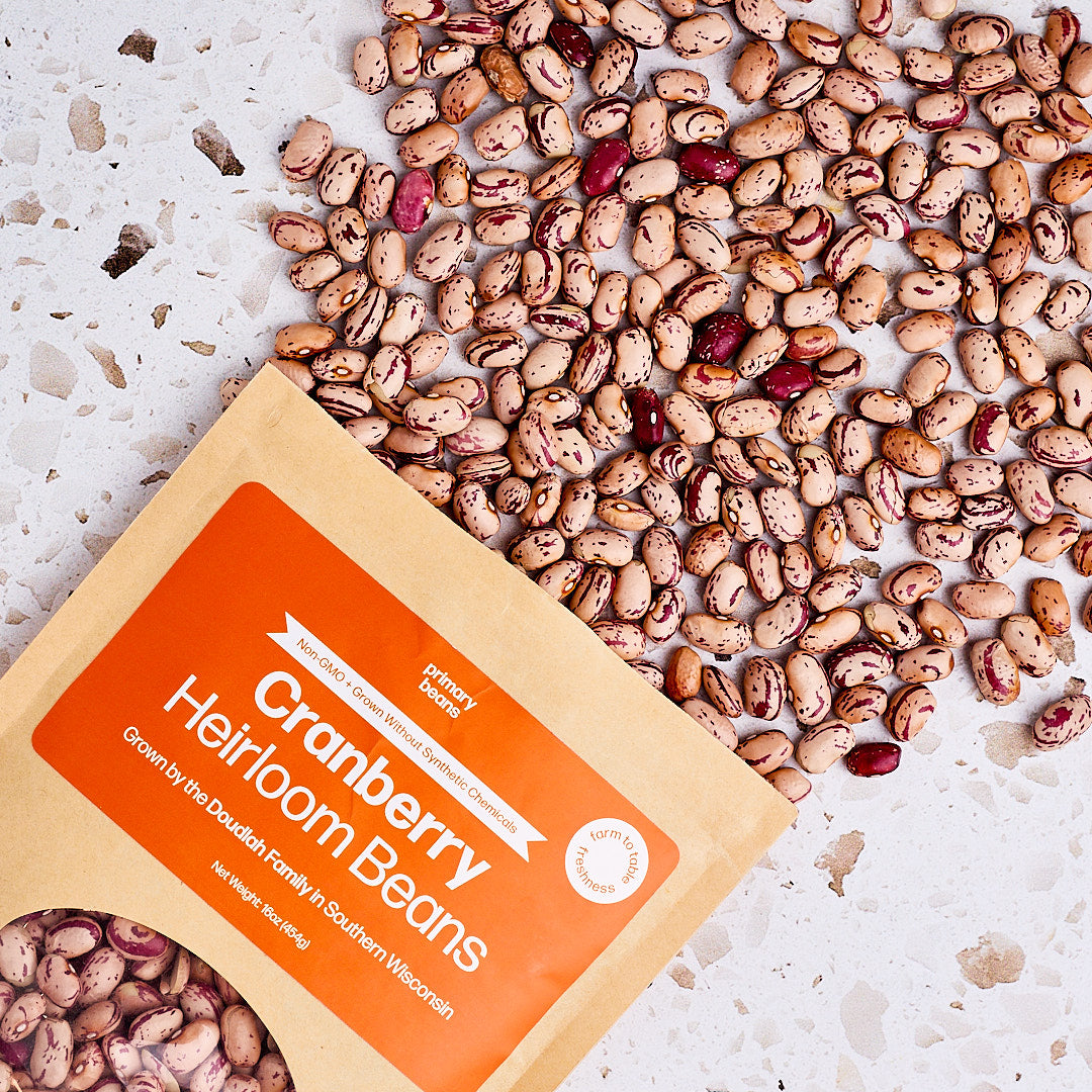 Organic Cranberry Beans - Regeneratively Farmed - The Foodocracy
