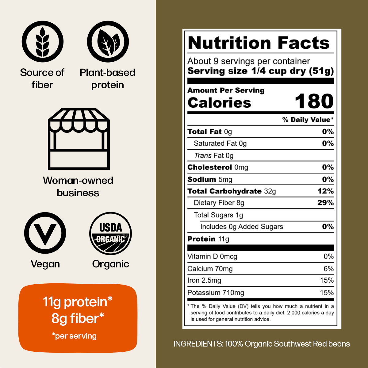 Southwest Red Beans (organic) - The Foodocracy
