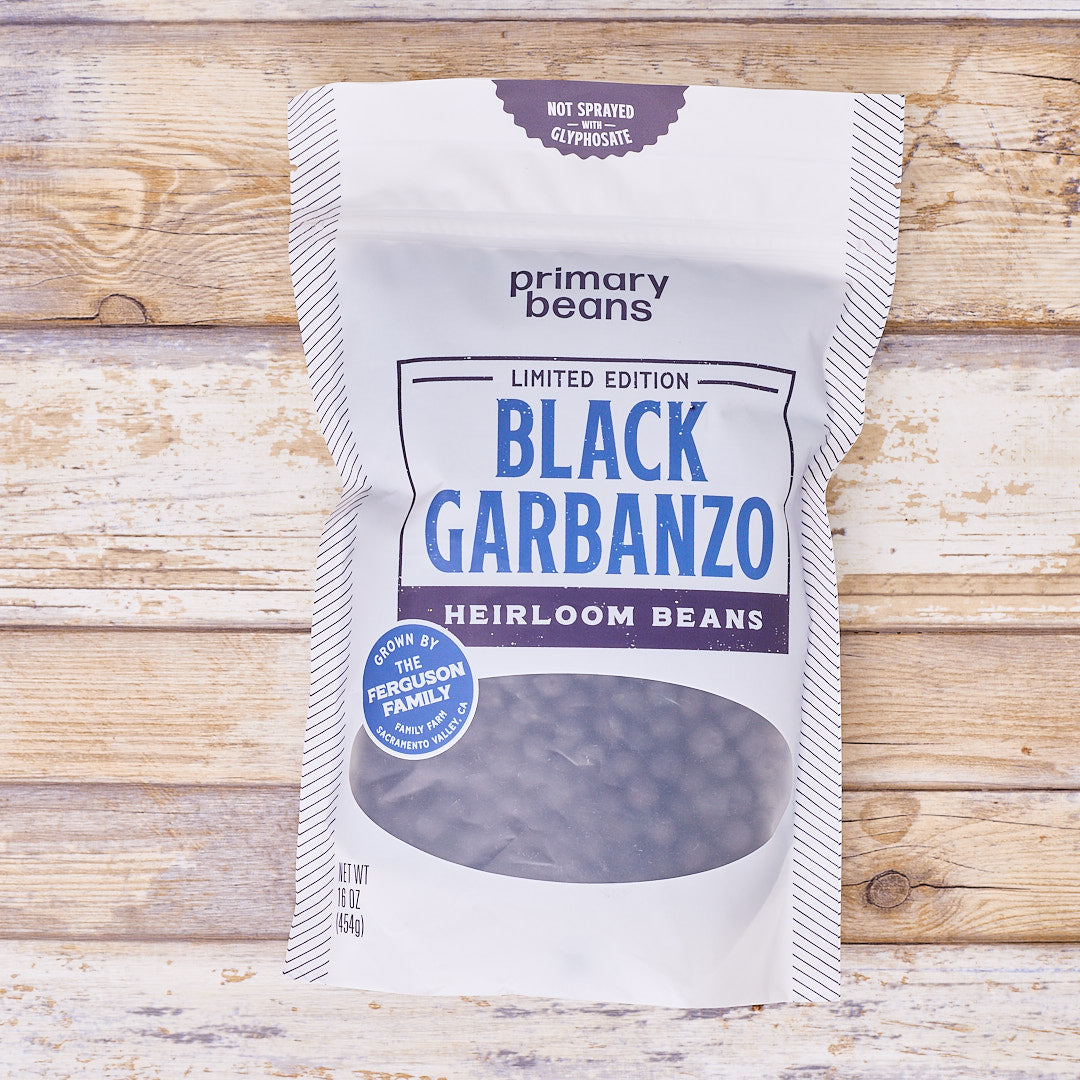 Heirloom Black Garbanzo Beans