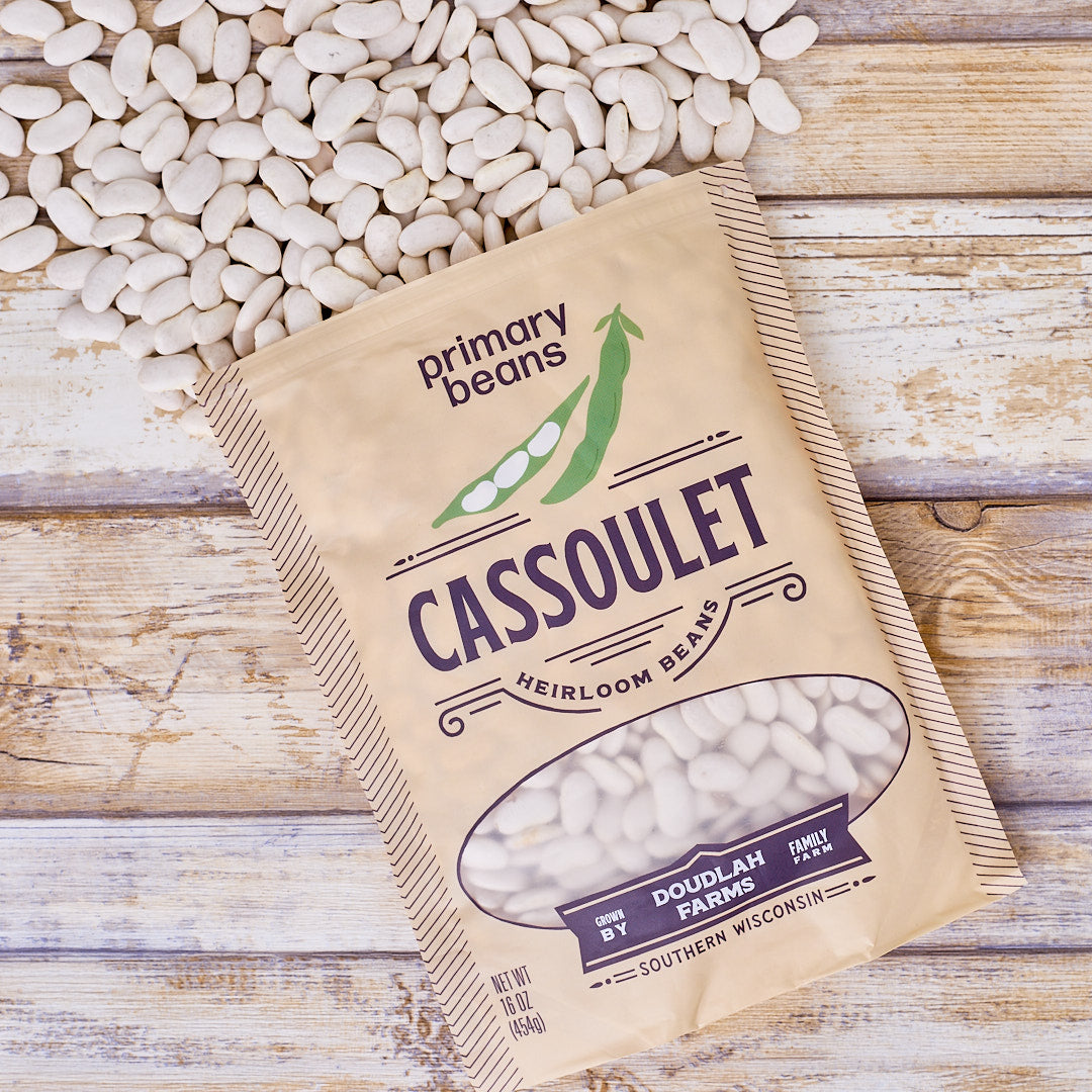 organic dry cassoulet heirloom beans
