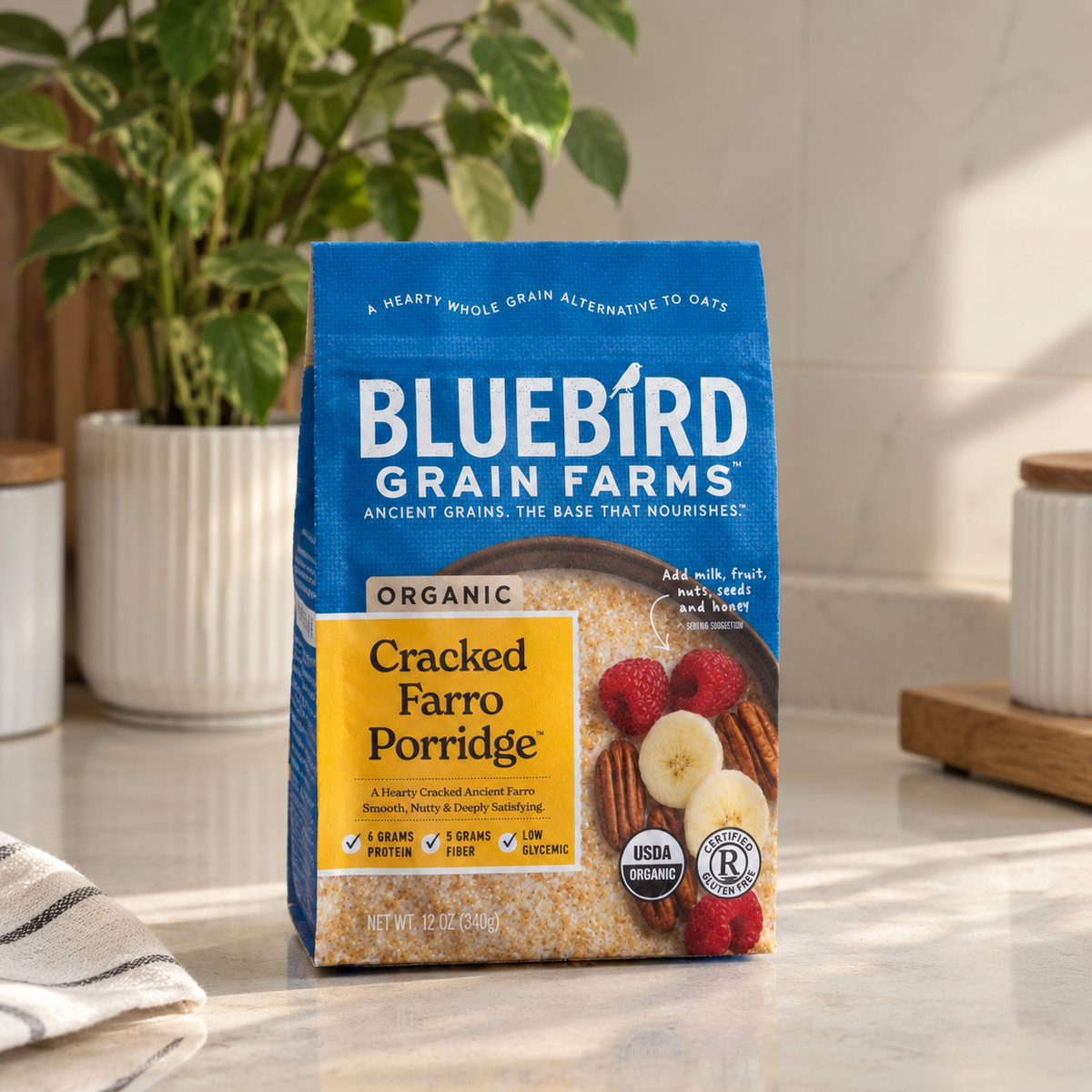Organic Cracked Farro Porridge