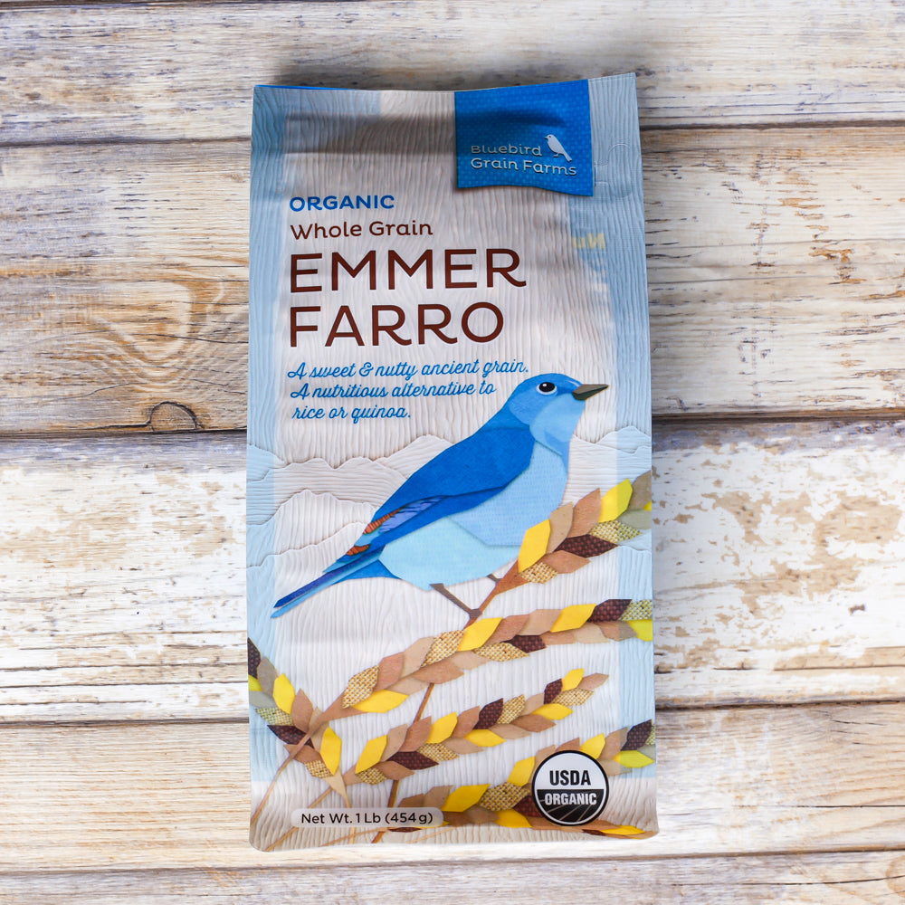 Organic Emmer Farro Whole Wheat Berries