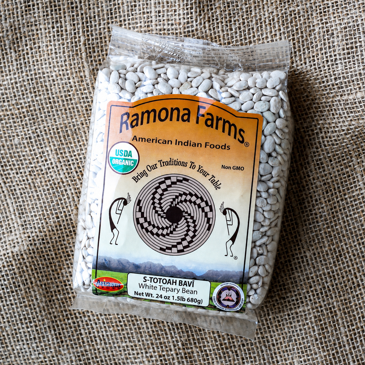 white tepary beans from ramona farms