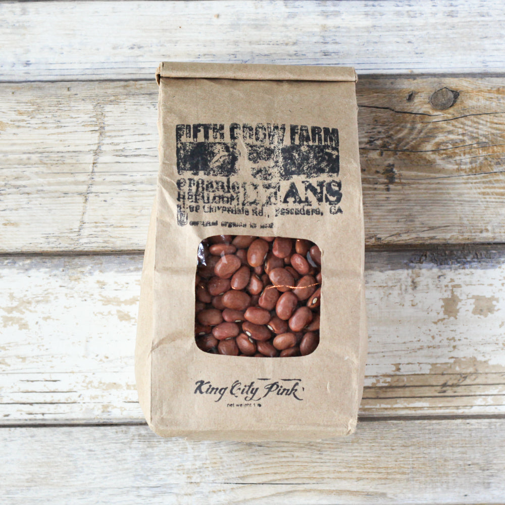 Organic King City Pink Heirloom Beans - Shop Foodocracy